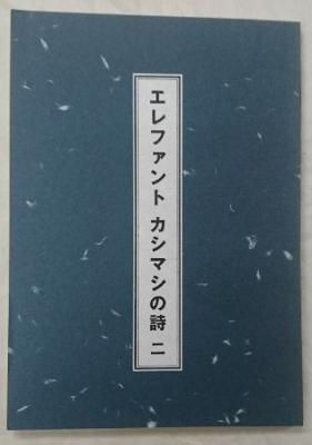 エレファントカシマシ 書籍 エレファントカシマシの詩二 1992 初版 双