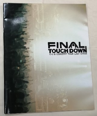 Ｃ-Ｃ-Ｂ/ＣＣＢ ツアーパンフレット 1989年 「FINAL TOUCH DOWN