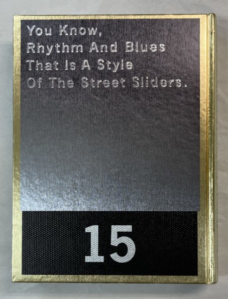 ストリートスライダーズ　15周年記念限定写真集　You Know, Rhythm And Blues That Is A Style Of The  Street Sliders - ロックオンキング