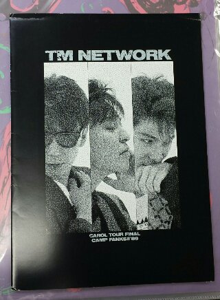 TM NETWORK フォト集 CAROL TOUR FINAL CAMP FANKS!! '89 / カラー 