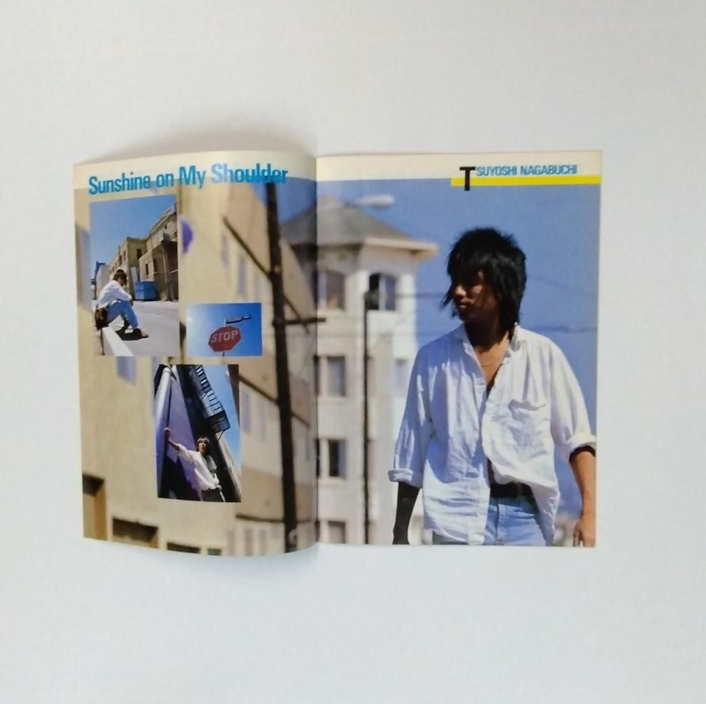 長渕剛 TSUYOSHI NAGABUCHI in L.A. 冊子 全15頁 GB 1984/9 雑誌