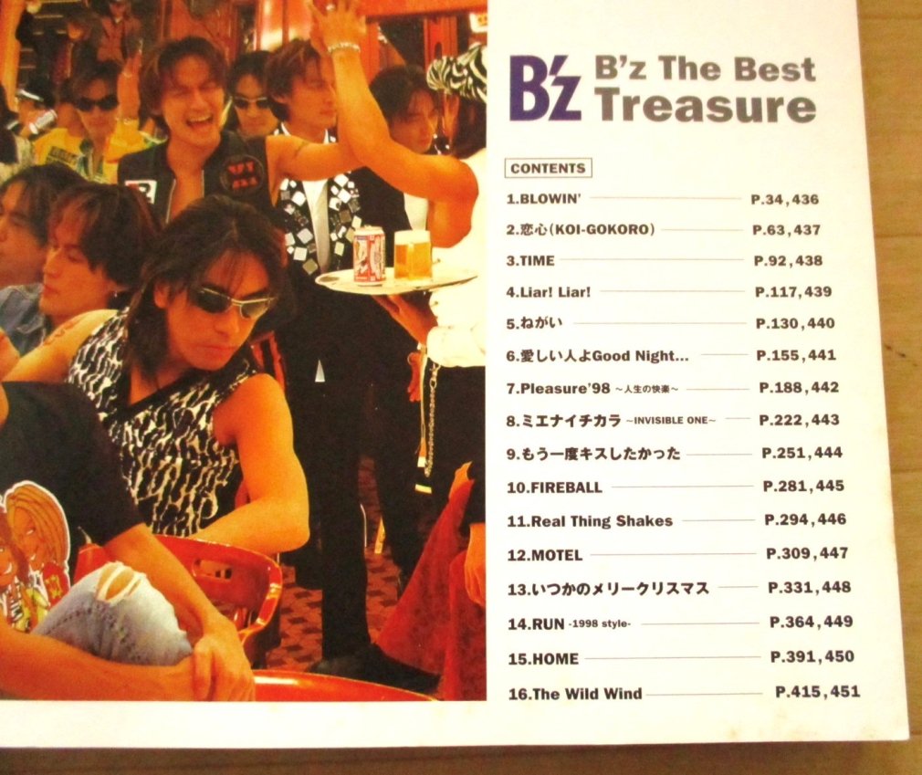 B'z The Best Treasure バンドスコア (Official Band Score) 19ページ 