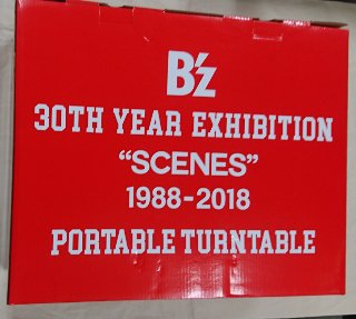 B'z Exhibition レコードプレーヤー RED B'z 30th Year Exhibition 