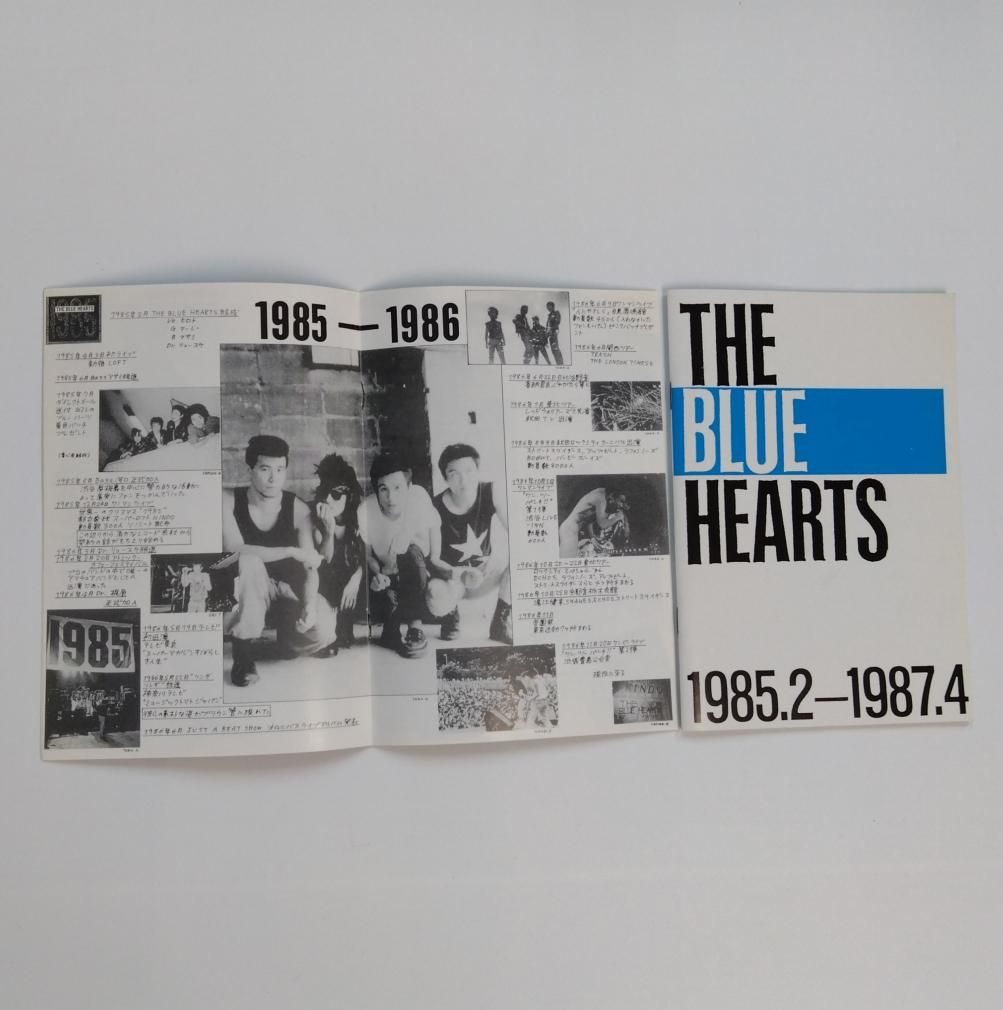 THE BLUE HEARTS BOX ドキュメント写真集（1985-1987）カセットテープ、コンサートパンフ復刻版、アイロンプリント 5点セット  - ロックオンキング