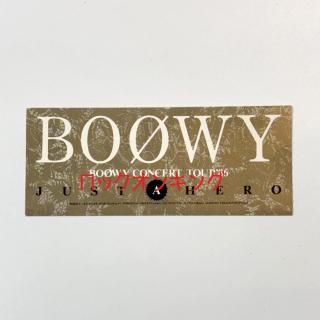 BOOWYȾåȡJUST A HERO1986ǯĥǥå