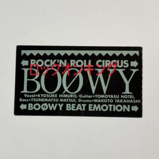 BOBOOWYȾåȡ1987ǯ215BEAT EMOTION ROCK'NROLL CIRCUS졡ǥå