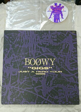 BOOWY 「 GIGS 1986 JUST A HERO 」 限定盤CD / 写真集（ブックレット