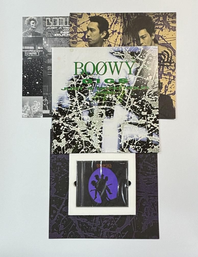 BOOWY 限定盤CD GIGS JUST A HERO TOUR 1986 写真集（ブックレット）付 日本武道館にて収録 - ロックオンキング