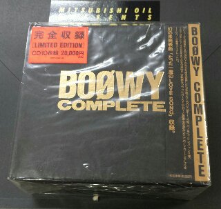 BOOWY 未開封・サンプル盤 BOOWY COMPLETE CD BOX 黒 オリジナル 