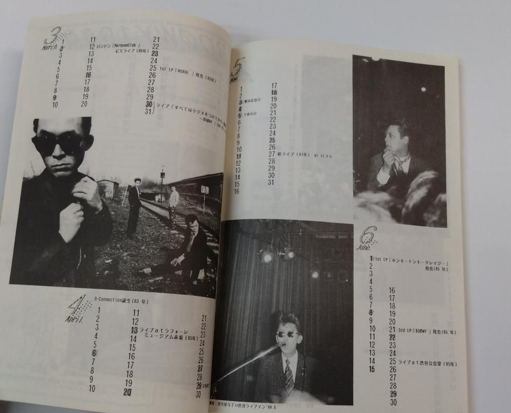 BOOWY 雑誌 2nd FACE 8 / ミニコミ誌 P-MODEL5頁 BOOWY 1986
