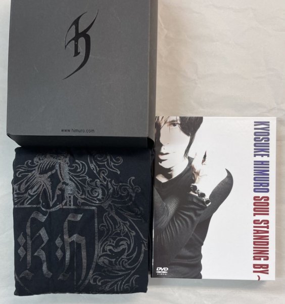 氷室京介 限定版DVD3枚組 「SOUL STANDING BY」 DVDBOX・デジパック仕様 / Tシャツ、ポストカード、ブックレット揃 -  ロックオンキング