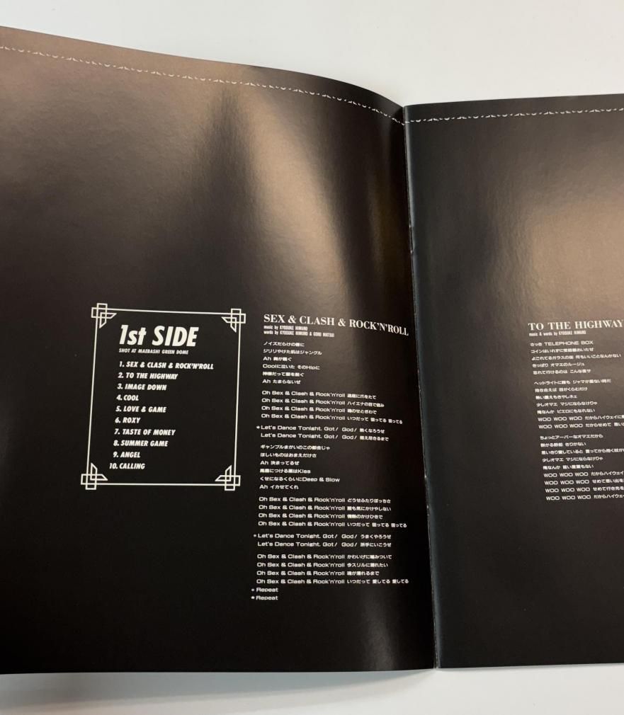 氷室京介 限定ビデオBOX Birth of Lovers 2本組 冊子・電子