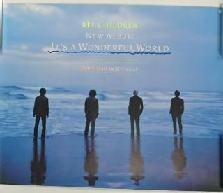 Mr.Children IT'S A WONDERFUL WORLD ポスターミスチル 