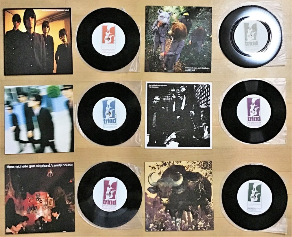 ミッシェルガンエレファント　シングル・レコード　7INCH VINYL BOX 　6枚セット　：EP6枚 - ロックオンキング