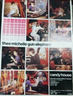 ߥå륬󥨥եȡݥTHEE MICHELLE GUN ELEPHANT candy houseB2ʻˡ