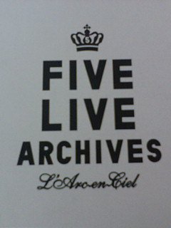 LArcenCiel / FIVE LIVE ARCHIVES DVD BOX5