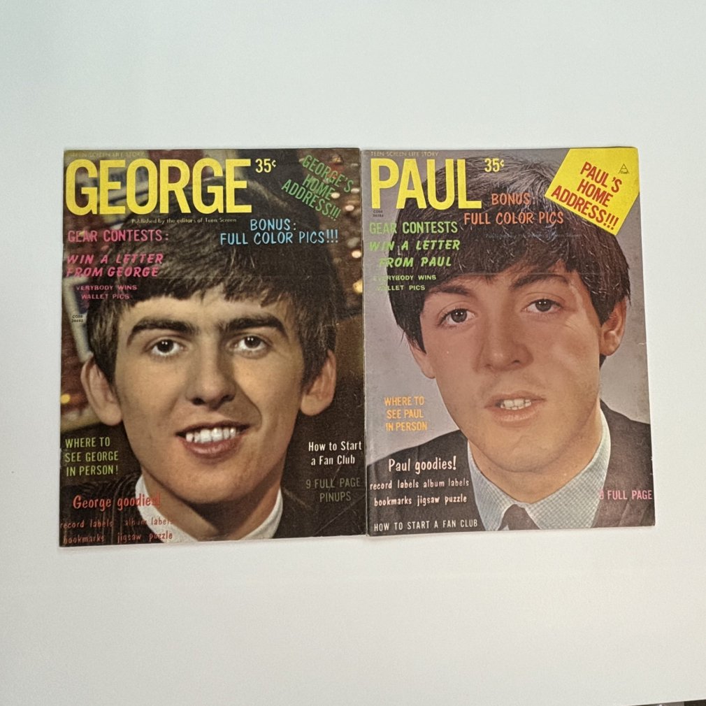 ビートルズ 「BEATLES TEEN SCREEN LIFE STORY 4冊セット」 ビートルズ