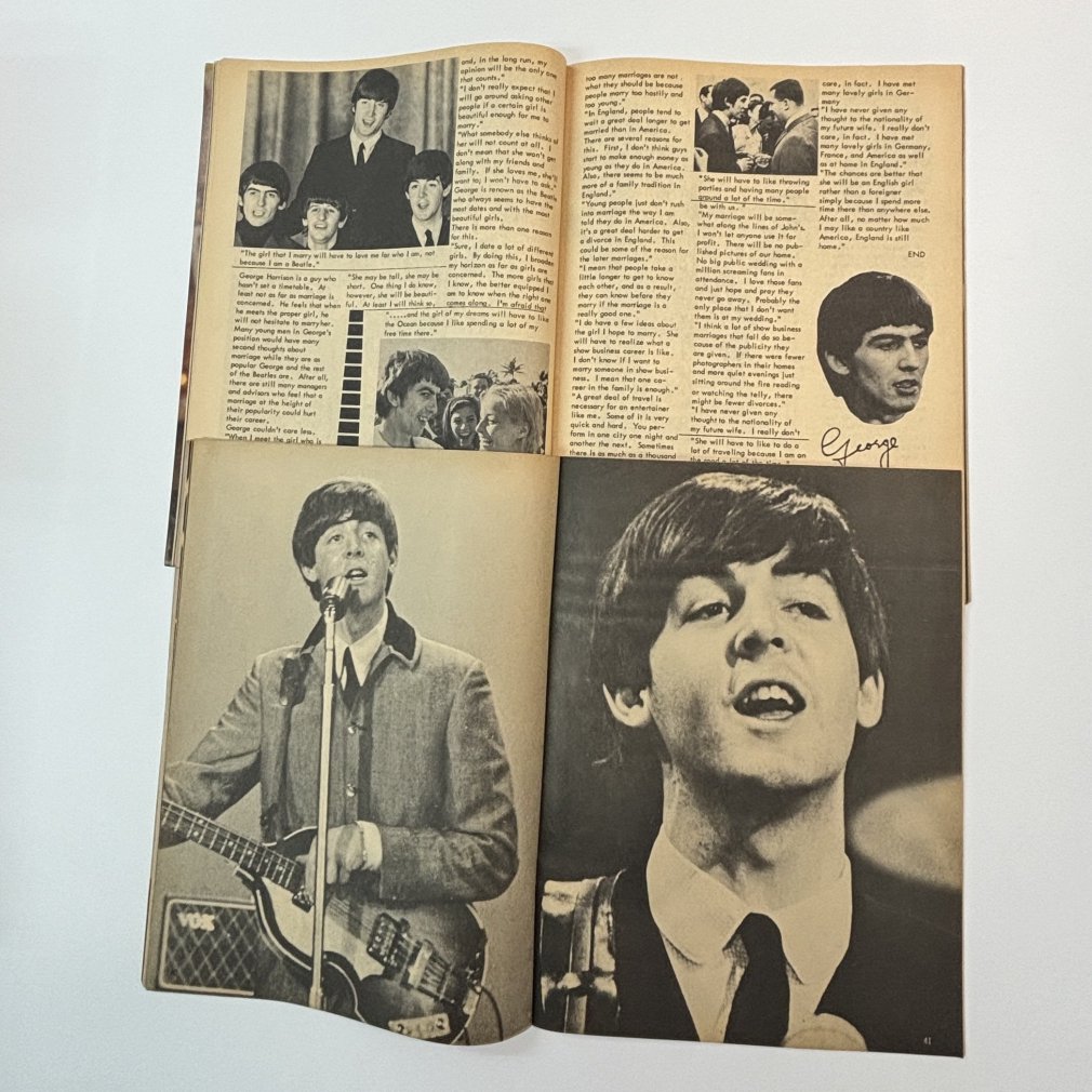 ビートルズ 「BEATLES TEEN SCREEN LIFE STORY 4冊セット」 ビートルズ