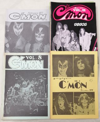 KISS ファンクラブ会報 「C'MON」 8号から20号、13冊セット - ロックオンキング