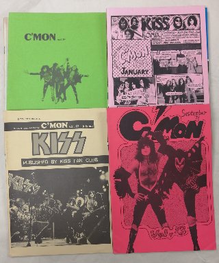 KISS ファンクラブ会報 「C'MON」 8号から20号、13冊セット - ロックオンキング