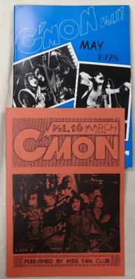 KISS ファンクラブ会報 「C'MON」 8号から20号、13冊セット - ロックオンキング