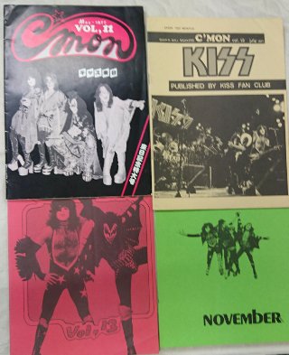 KISS ファンクラブ会報 「C'MON」 11号から19号、9冊セット - ロックオンキング