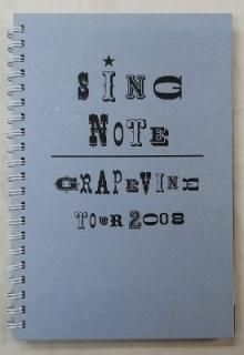 쥤ץХ/GRAPEVINE 󥵡ȥѥեå Tour2008 SING NOTE