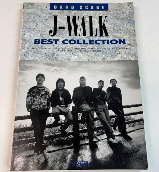 JAYWALK　バンドスコア　J-WALK BEST COLLECTION　18曲　ベストコレクション　ドレミ楽譜出版社　楽譜 - ロックオンキング