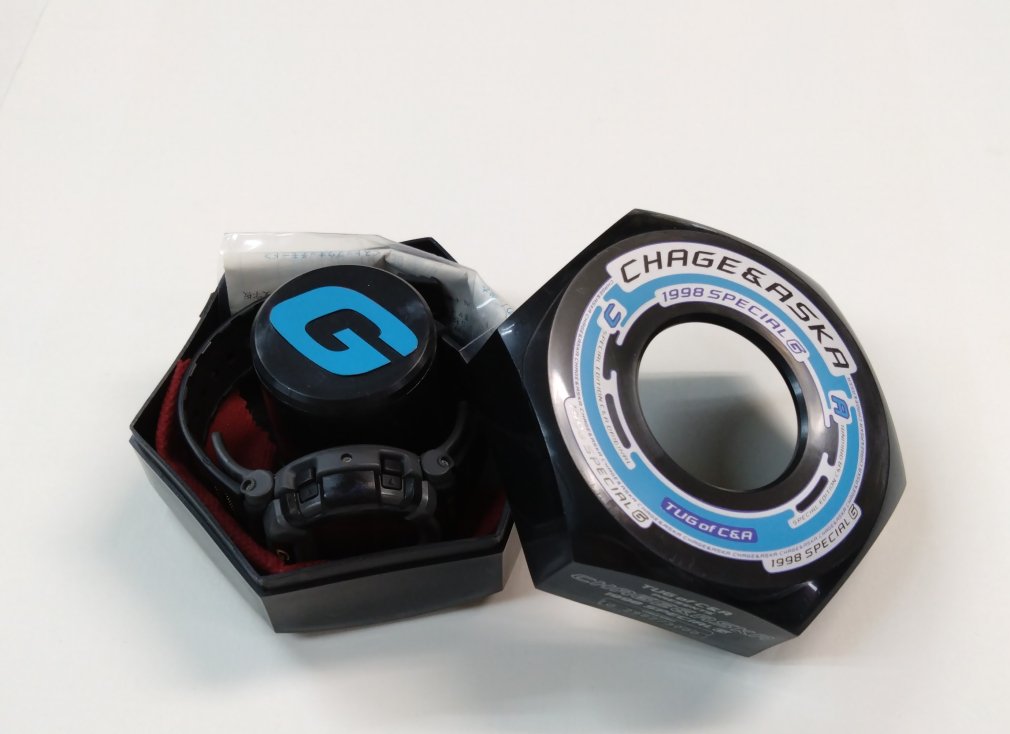 チャゲ&飛鳥 Gショック ファンクラグ限定グッズ G-SHOCK 腕時計1998 SPECIAL G TUG of C&A CHAGE and  ASKA - ロックオンキング