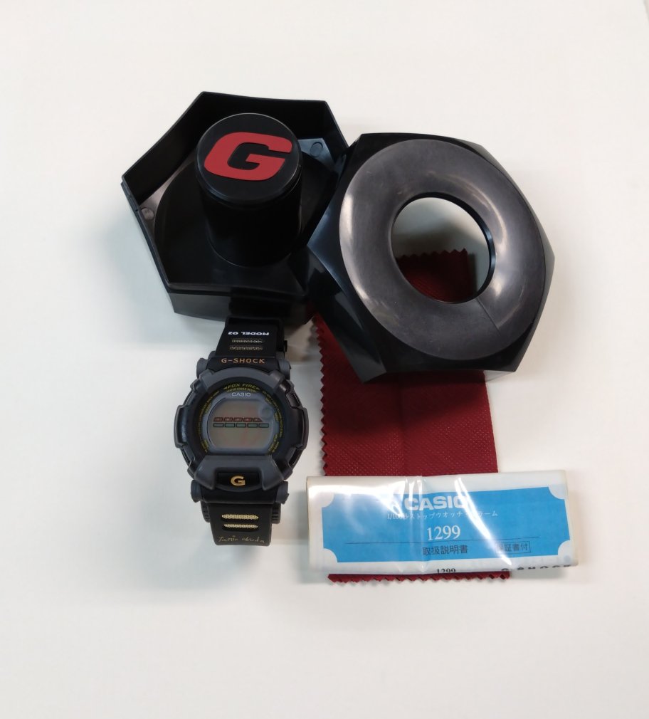 奥田民生　Gショック　OT02　腕時計　2nd MODEL G-SHOCK DW-002　1997年股旅TOURで限定販売された第2弾モデル 未使用品  - ロックオンキング