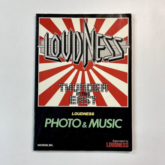 税込】 LOUDNESS バンドスコア ラウドネス PHOTO&MUSIC アート 