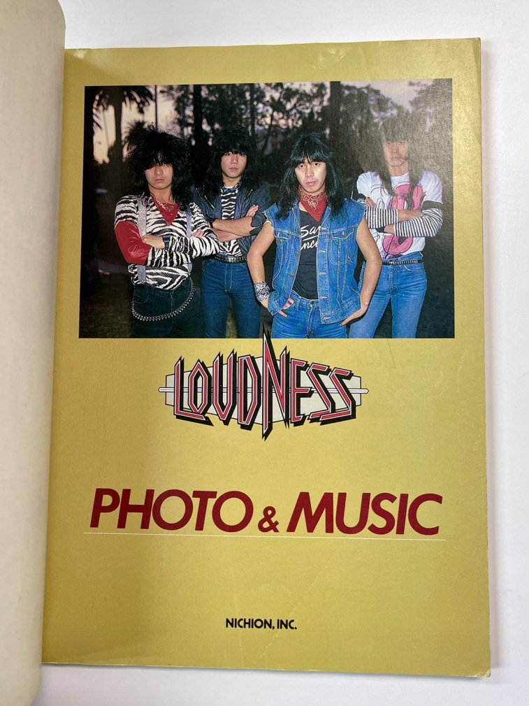 LOUDNESS バンドスコア THUNDER IN THE EAST PHOTO&MUSIC 日音