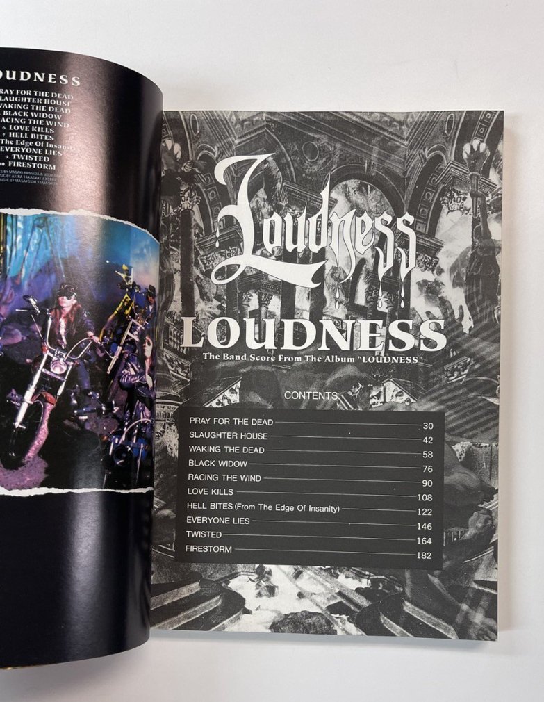 LOUDNESS バンドスコア （アルバム）LOUDNESS 10曲 ドレミ ラウドネス