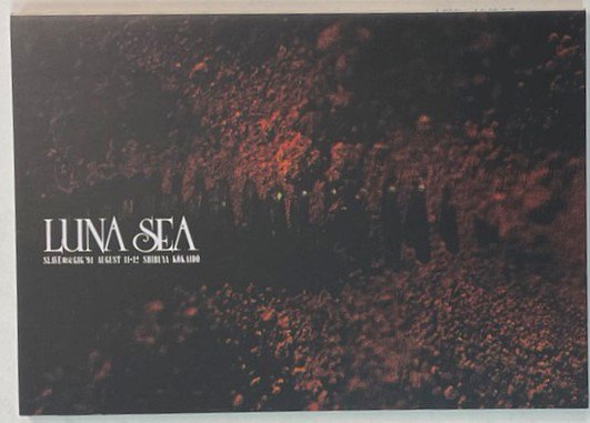 LUNA SEA 1994年 ツアー・パンフレット SLAVE 限定GIG '94 AUGUST 