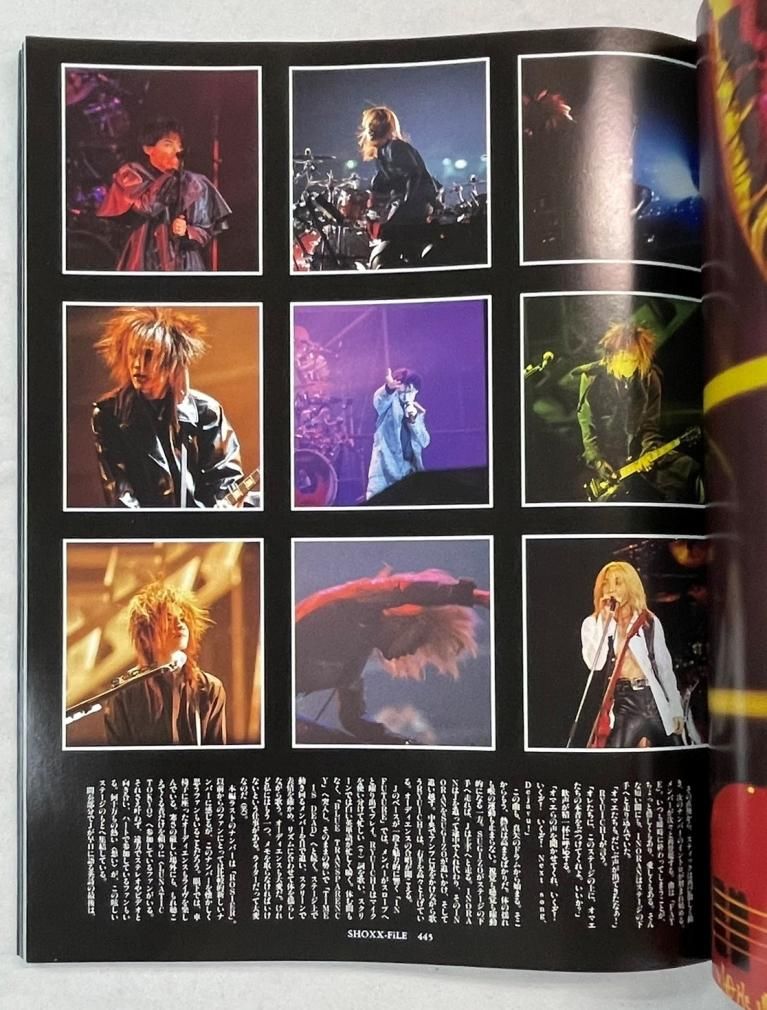 LUNA SEA 限定写真集 SHOXX FILE Vol.1 LUNA SEA 1990-1996 ：ポスター 