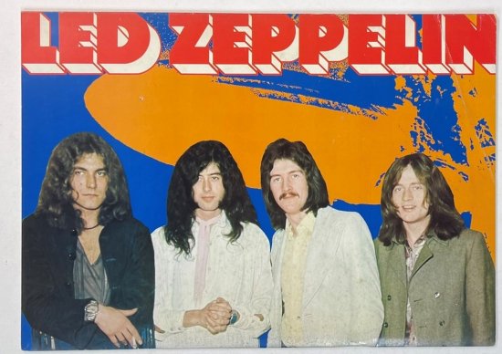 レッドツェッペリン　初来日　LED ZEPPELIN　1971年ツアー・パンフレット　ロックカーニバル＃7 - ロックオンキング