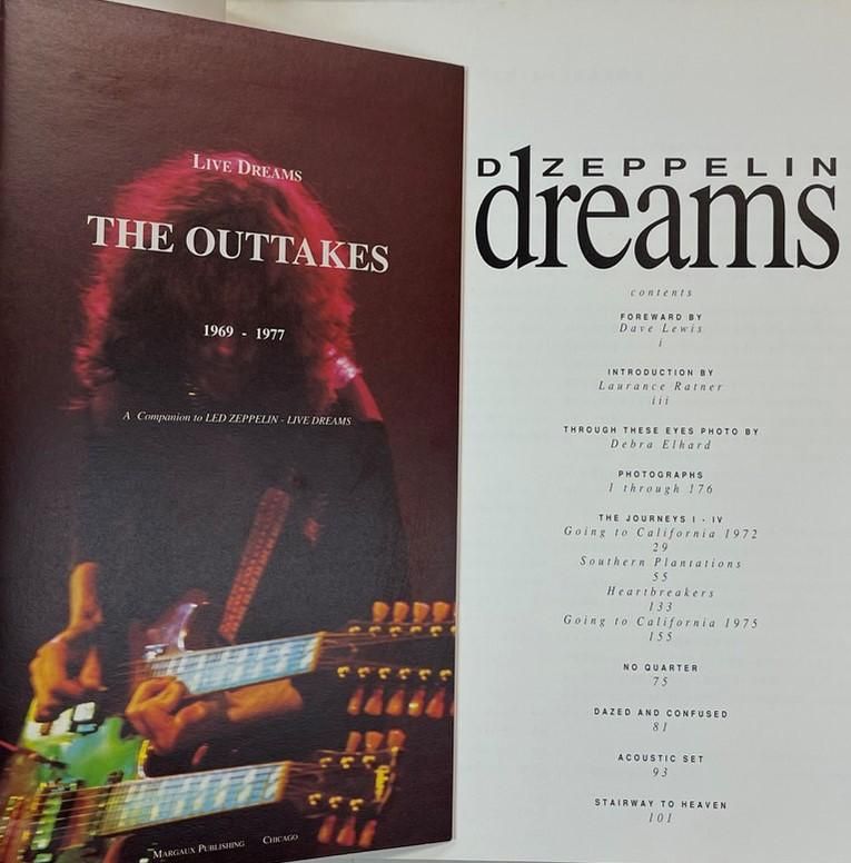 レッドツェッペリン　限定版写真集　Led Zeppelin live dreams　日本語版 冊子付 カメラマンの直筆サイン入 シリアルナンバー入 -  ロックオンキング