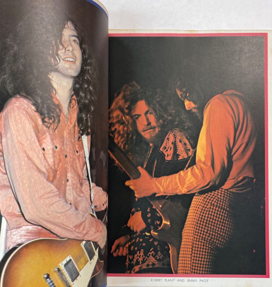 LED ZEPPELIN 写真集 レッド・ツェッペリン号 レッドツェッペリン 1971年 ミュージック・ライフ臨時増刊 - ロックオンキング