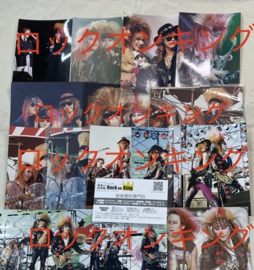 X JAPAN/エックス 初期ブロマイド・生写真39枚セット 1988年・1989 