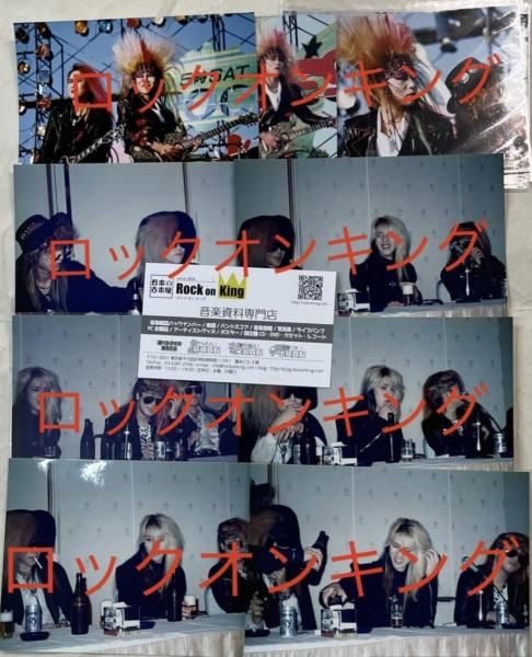 X JAPAN/エックス 初期ブロマイド・生写真39枚セット 1988年・1989 