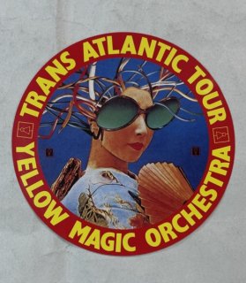YMO　ステッカー　YELLOW MAGIC ORCHESTRA TRANS ATLANTIC TOUR　未使用　/イエロー・マジック・オーケストラ