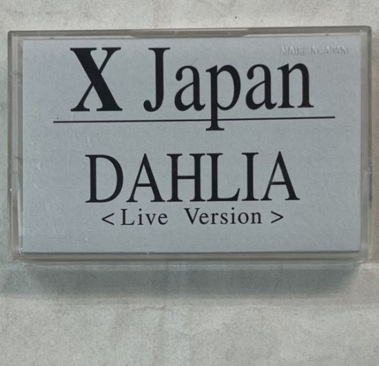 X JAPAN エックス プロモーション・カセットテープ 「DAHLIA Live Version」 - ロックオンキング