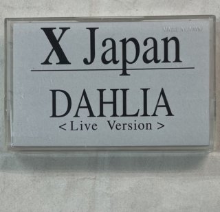 X JAPAN エックス プロモーション・カセットテープ 「DAHLIA Live Version」