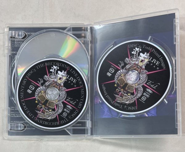 TOSHI 龍玄とし TOSHI 武士 JAPAN SPECIAL 限定DVD4枚+CD2枚、BOX 