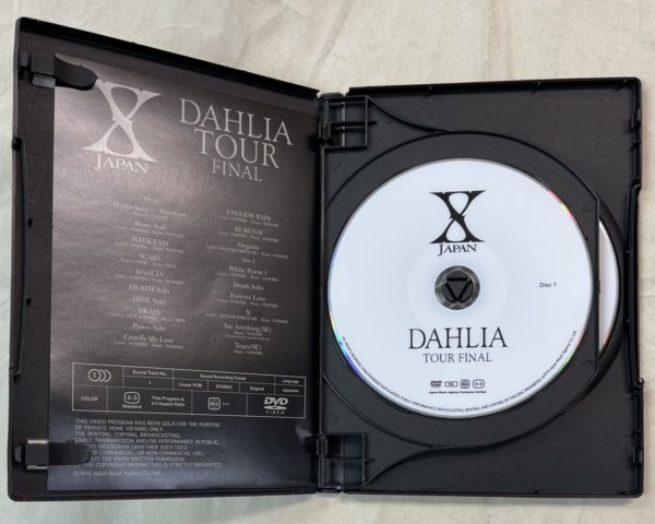 YOSHIKI直筆サイン入り・DVD DAHLIA TOUR FINAL X JAPAN - ロックオン 