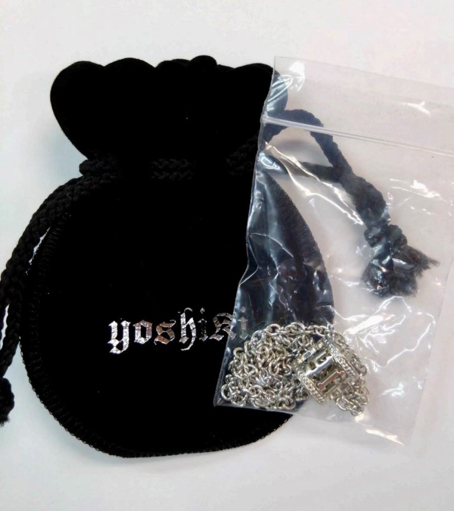 YOSHIKI Jewelry シルバー・ネックレス サイレント・ラウンド「Y」の ...