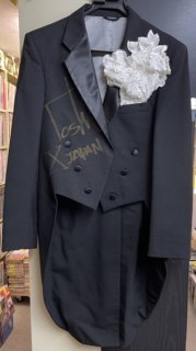 TOSHI　Christian Dior　直筆サイン入り・テーラードジャケット/燕尾服 着用時の生写真付 X JAPAN エックス 