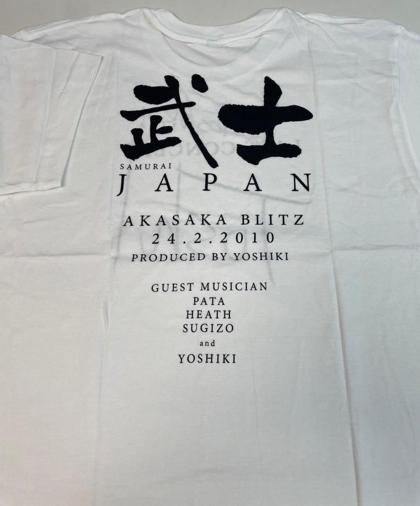 TOSHI　直筆サイン入り・Tシャツ　Toshl 50th　LAST CONCERT 武士 JAPAN　Lサイズ　未使用　X JAPAN エックス -  ロックオンキング