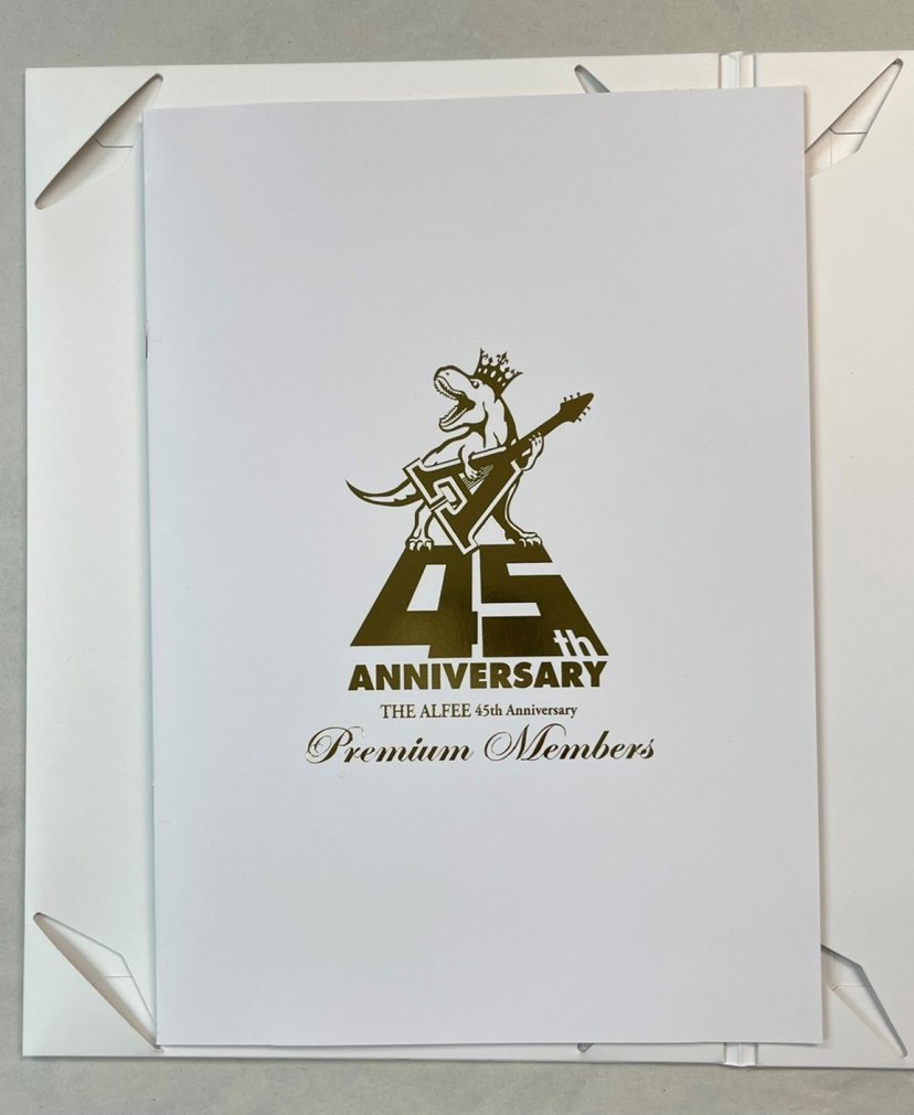 アルフィー ファンクラブ限定DVDセット THE ALFEE 45th Anniversary 