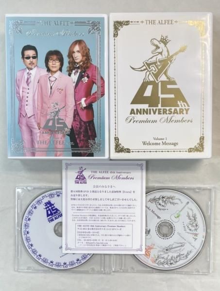 大特価 THE ALFEE 45周年記念DVD 1〜5＋おまけDVD＋メッセージCD ...